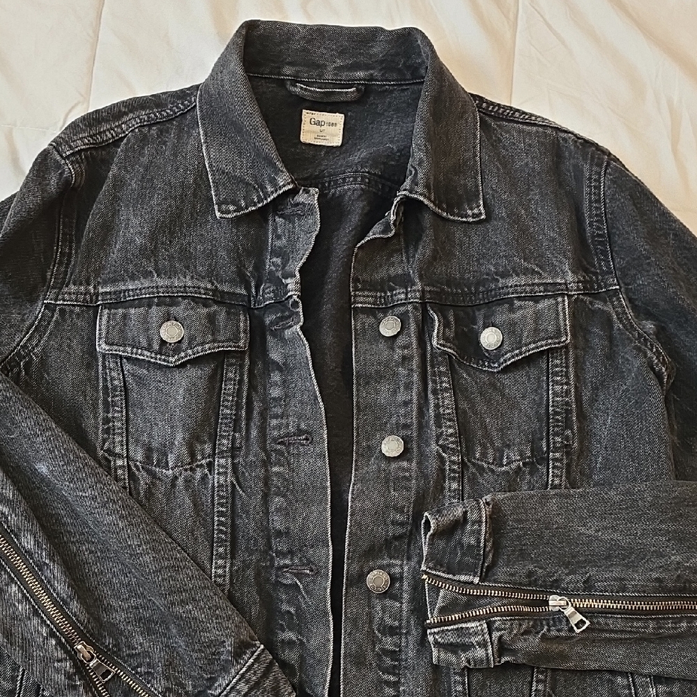 GAP Black Jean Jacket